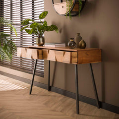 Kaptafel Demn - 120x42x77 cm - Naturel - Acacia