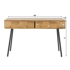 Kaptafel Demn - 120x42x77 cm - Naturel - Acacia