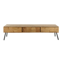 TV-meubel Demn - 180x42x45 cm - Naturel - Acacia