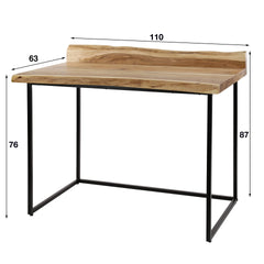 Bureau Live Edge - 110x63x76 cm - Naturel - Acacia