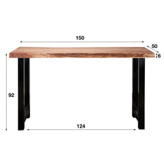 Bartafel Boomstam - 150x50x92 cm - Naturel - Acacia