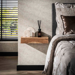 Nachtkastjes set 1 lade & 2 laden - 40x25x8 cm - Naturel - Acacia