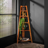 Hoekrek Angle - 64x44x148 cm - Zandkleur - Acacia