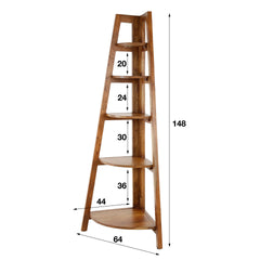 Hoekrek Angle - 64x44x148 cm - Zandkleur - Acacia