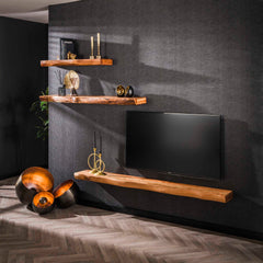 Wandplank 100 Tree - 100x25x8 cm - Naturel - Acacia