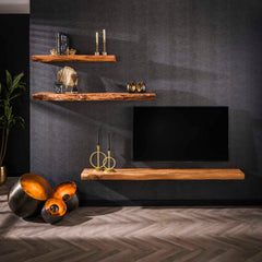 Wandplank 200 Tree - 200x25x8 cm - Naturel - Acacia