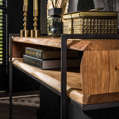 Kaptafel Open Vak Edge - 110x35x76 cm - Naturaal - Acacia