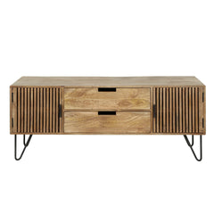 TV-meubel Tweak - 135x35x55 cm - Zandkleur - Mango