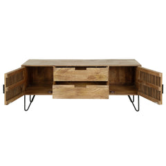 TV-meubel Tweak - 135x35x55 cm - Zandkleur - Mango