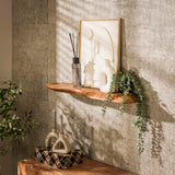 Wandplank 90 Organic - 90x20x4 cm - Naturel - Acacia