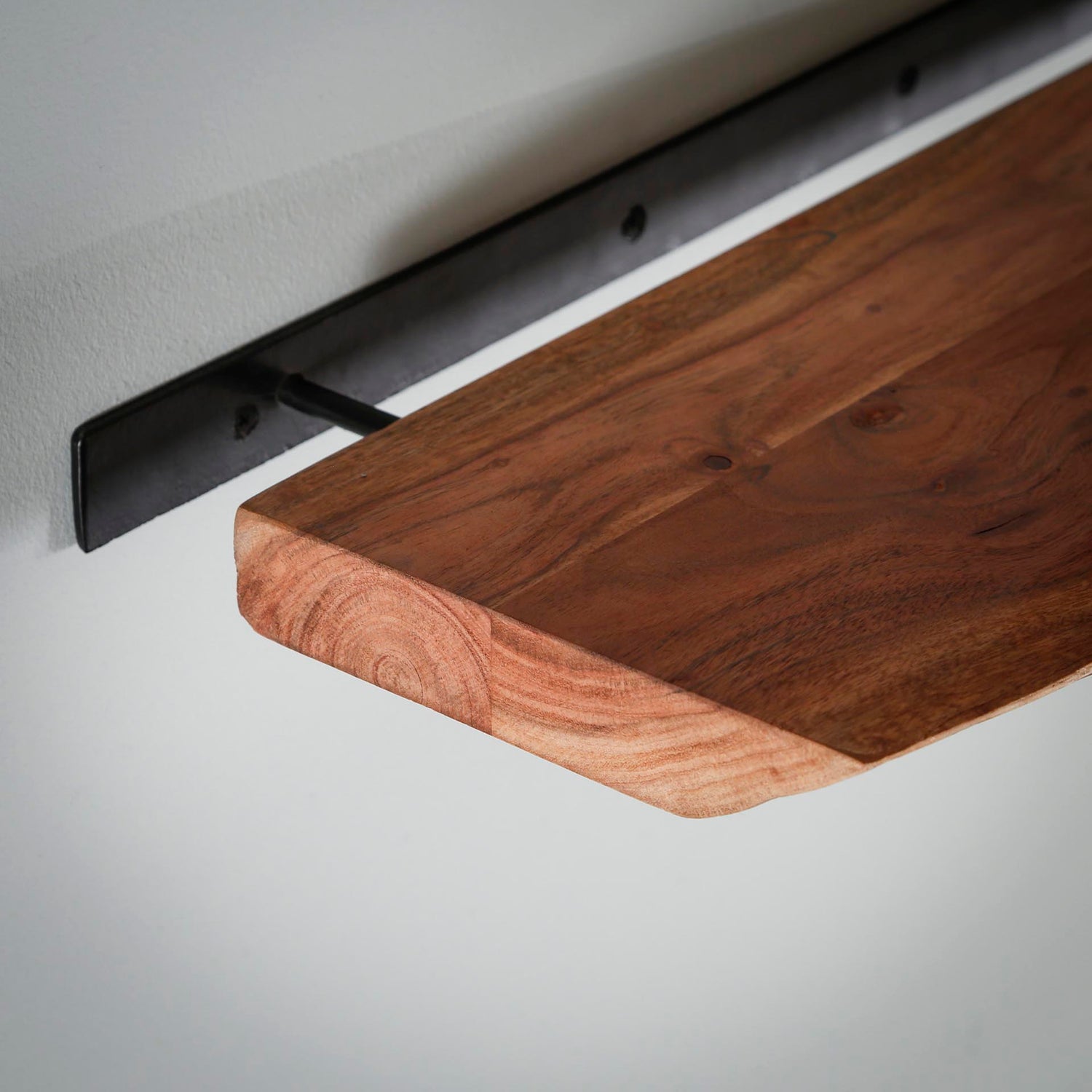 Wandplank 90 Edge - 90x20x4 cm - Acacia Naturaal