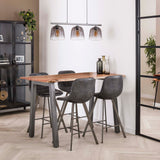 Bartafel Edge - 147x80x92 cm - Naturel - Acacia