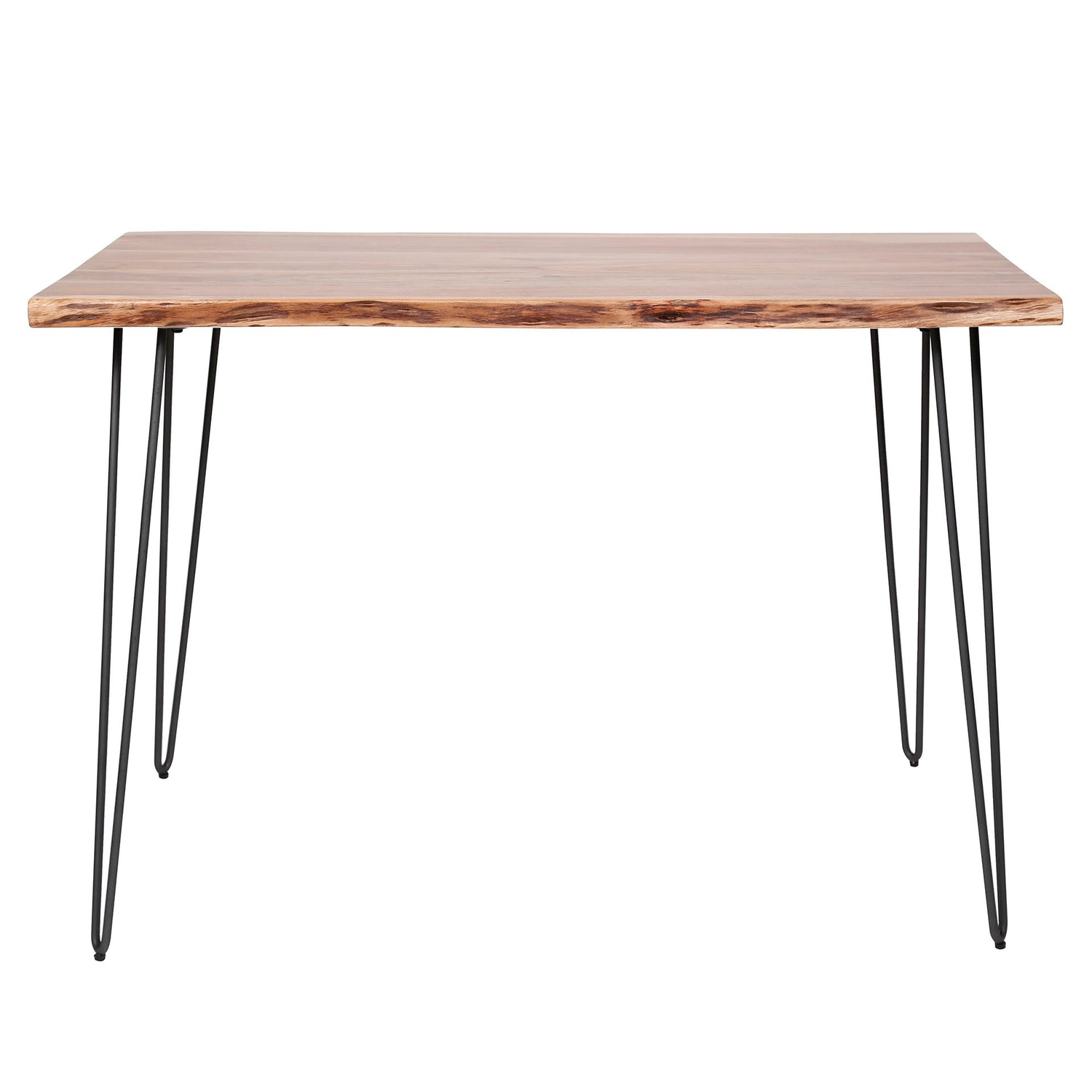 Bartafel Edge 130 cm - 130x70x92 cm - Naturel - Acacia