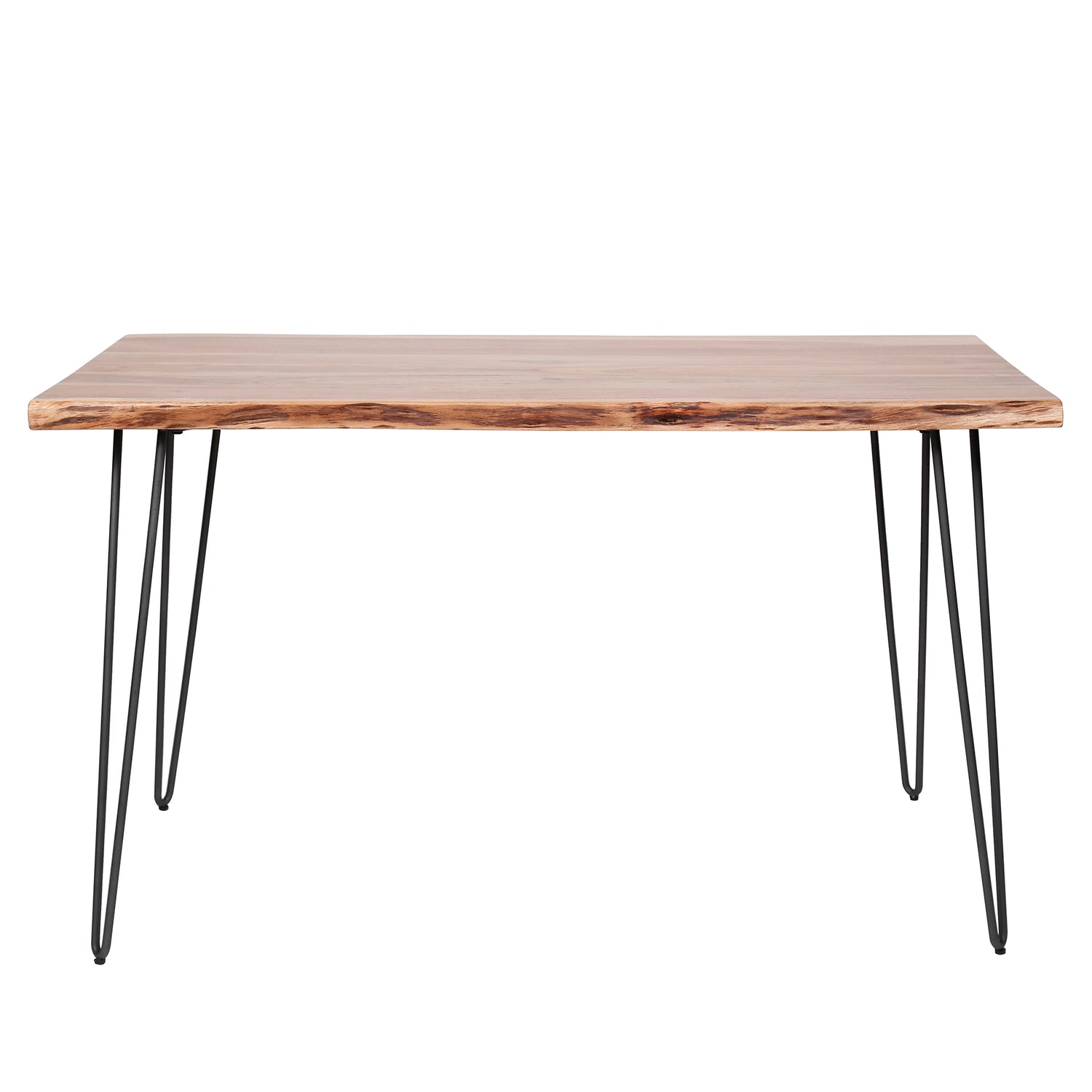 Eettafel Edge 130 - 130x70x77 cm - Naturel - Acacia