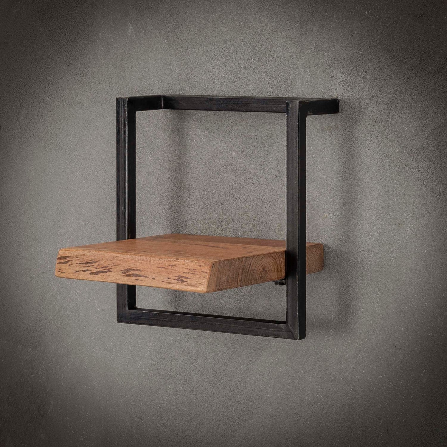 Wandplank Edge 30cm - 30x25x30 cm - Naturel - Acacia