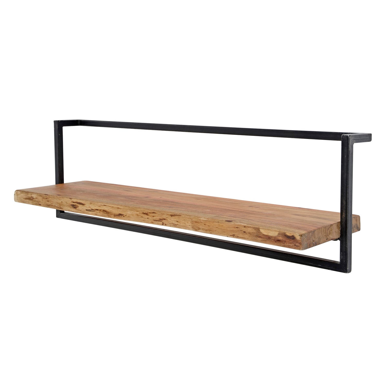 Wandplank Edge 100cm - 100x25x30 cm - Naturel - Acacia