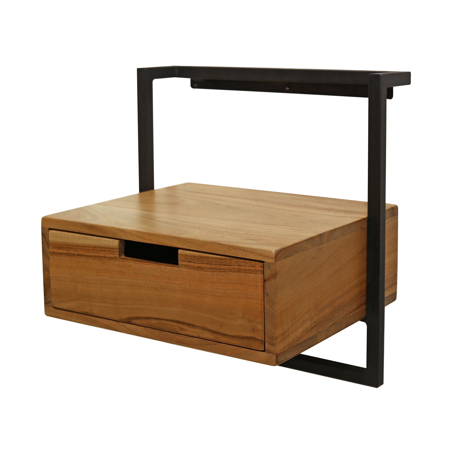 Nachtkastje Air Solid - 44x35x45 cm - Acacia Naturel