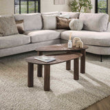 Salontafel Maya - 84x39x43 cm - Rust Brown - Teak