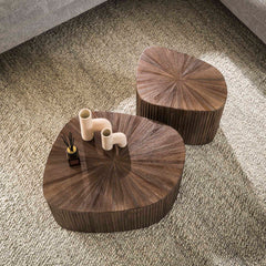 Salontafel Maya Vierhoekig XL - Set van 2 - 73x68x31 cm - Rust Brown - Teak