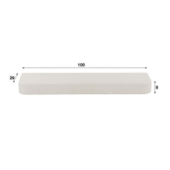 Wandplank 100cm Stone - 100x29x8 cm - Marmer Composiet