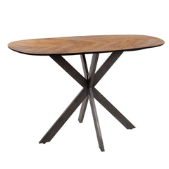 Bartafel Organisch - 140x80x92 cm - Gerecycled Teakhout Fineer