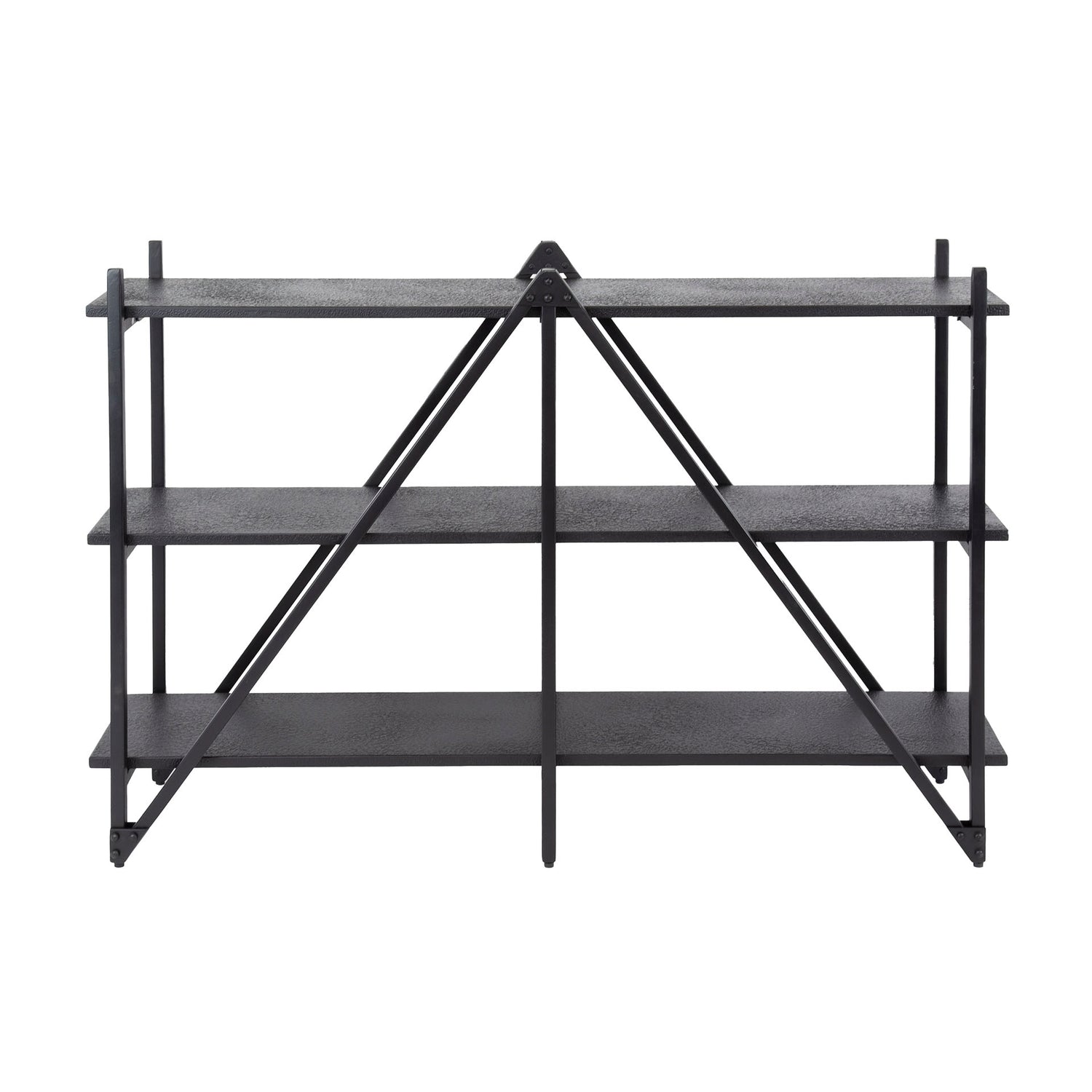 Wandrek 3-laags Piega - 130x35x85 cm - Grijs