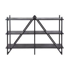 Wandrek 3-laags Piega - 130x35x85 cm - Grijs
