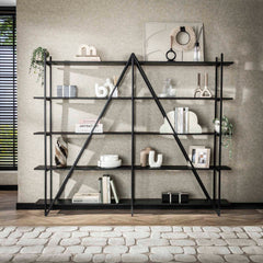 Wandrek 220cm XL 5 Laags Piega - 220x35x181 cm - Grijs