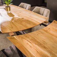 Eettafel Extend - 275x90x77 cm - Naturel - Acacia
