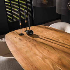 Eettafel Arhus Solid - 215x105x77 cm - Naturel - Acacia