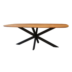 Eettafel Arhus Solid - 215x105x77 cm - Naturel - Acacia
