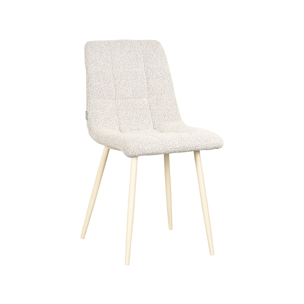 LABEL51 Eetkamerstoel Nino - Naturel - Boucle