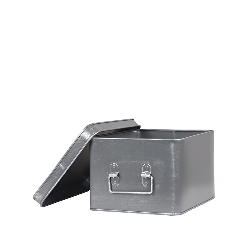 LABEL51 Media Storage Box - Grijs - Metaal - L