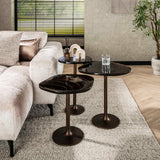 Bijzettafel Eclipse S - 53x42x50 cm - Antiek Koper