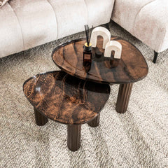 Salontafel Eclipse M - 62x45x40 cm - Antiek Koper