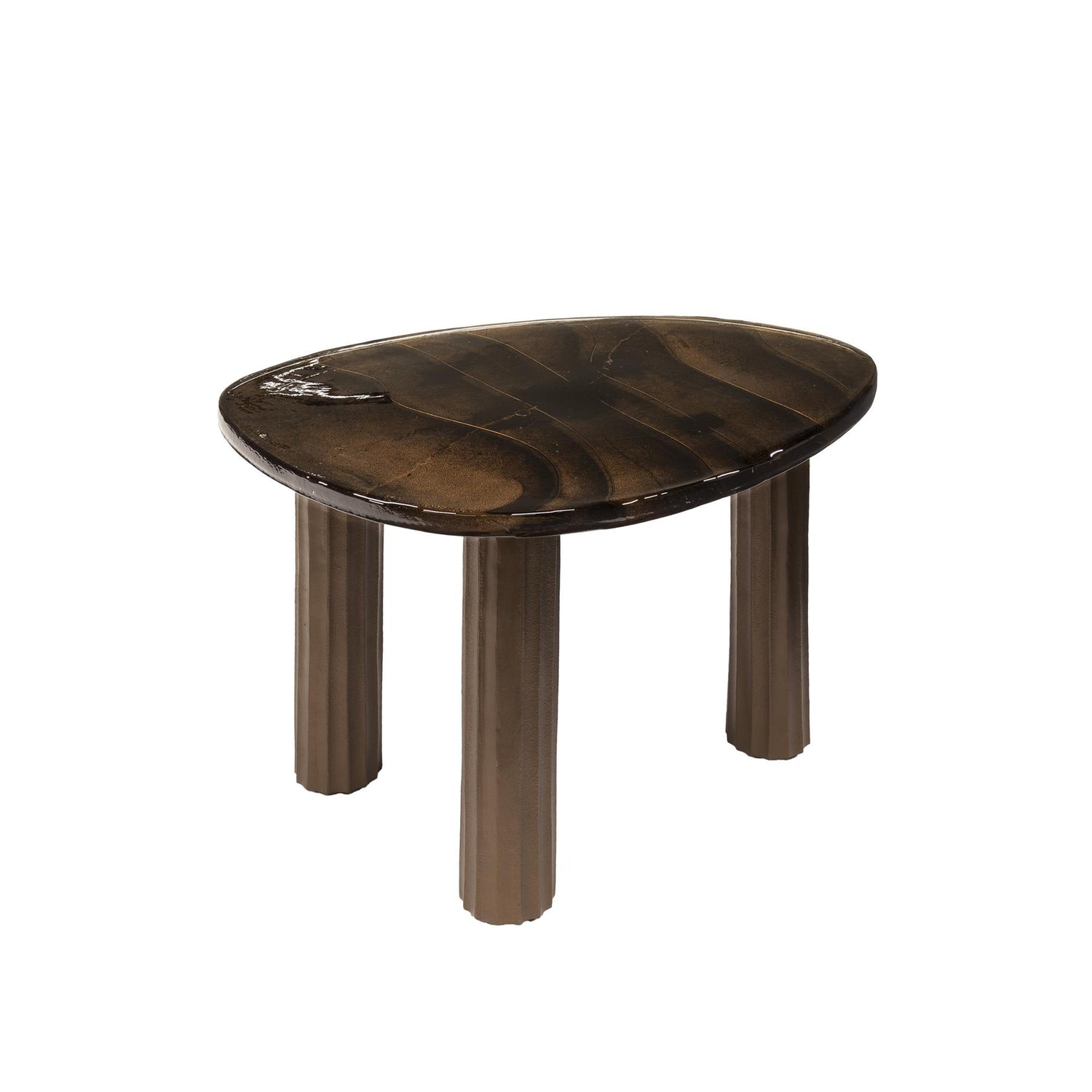 Salontafel Eclipse M - 62x45x40 cm - Antiek Koper