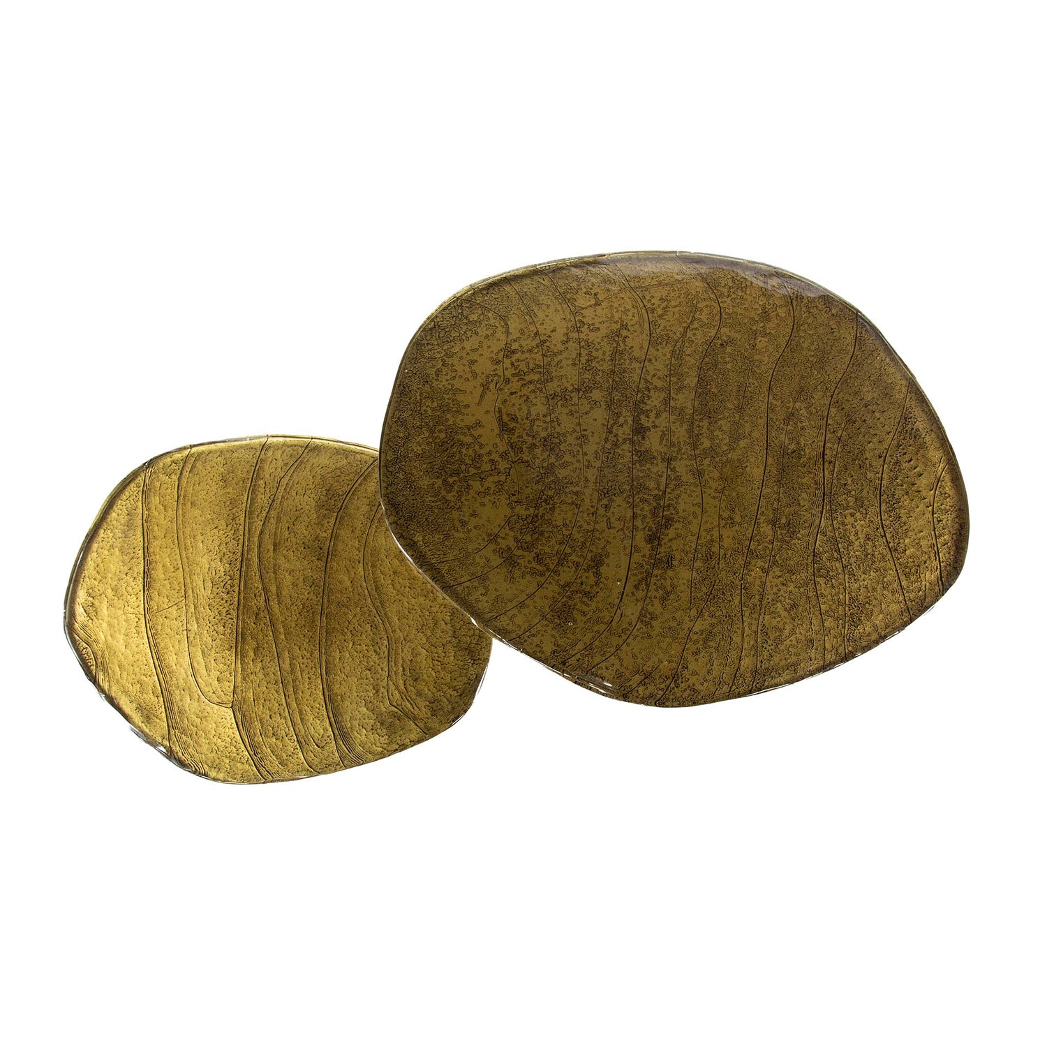 Salontafel Eclipse - Set van 2 - 80x70x40 cm - Antiek Goud