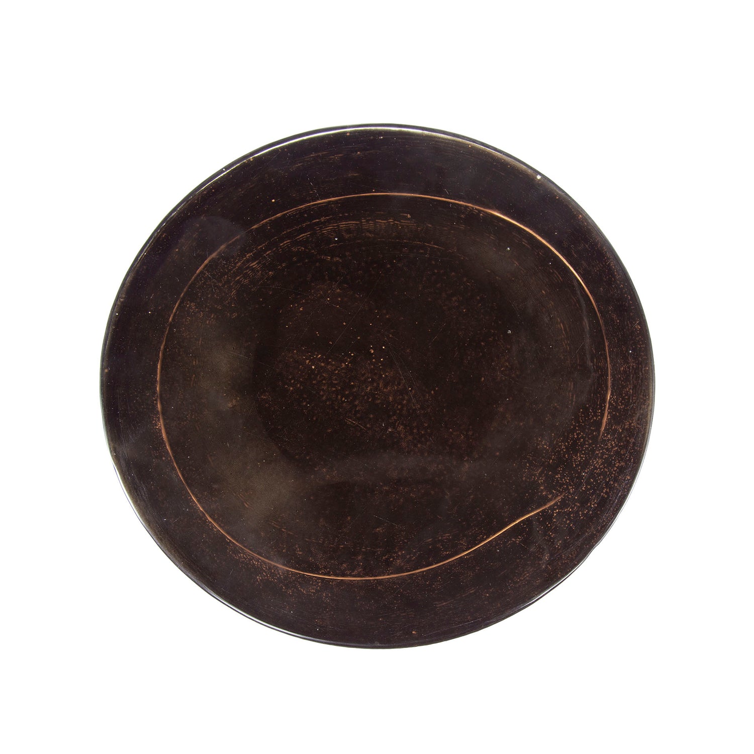 Bijzettafel Eclipse Druppel M - 40x40x60 cm - Antiek Koper