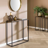 Haltafel Iron Metallic - 75x25x75 cm - Brons Antiek