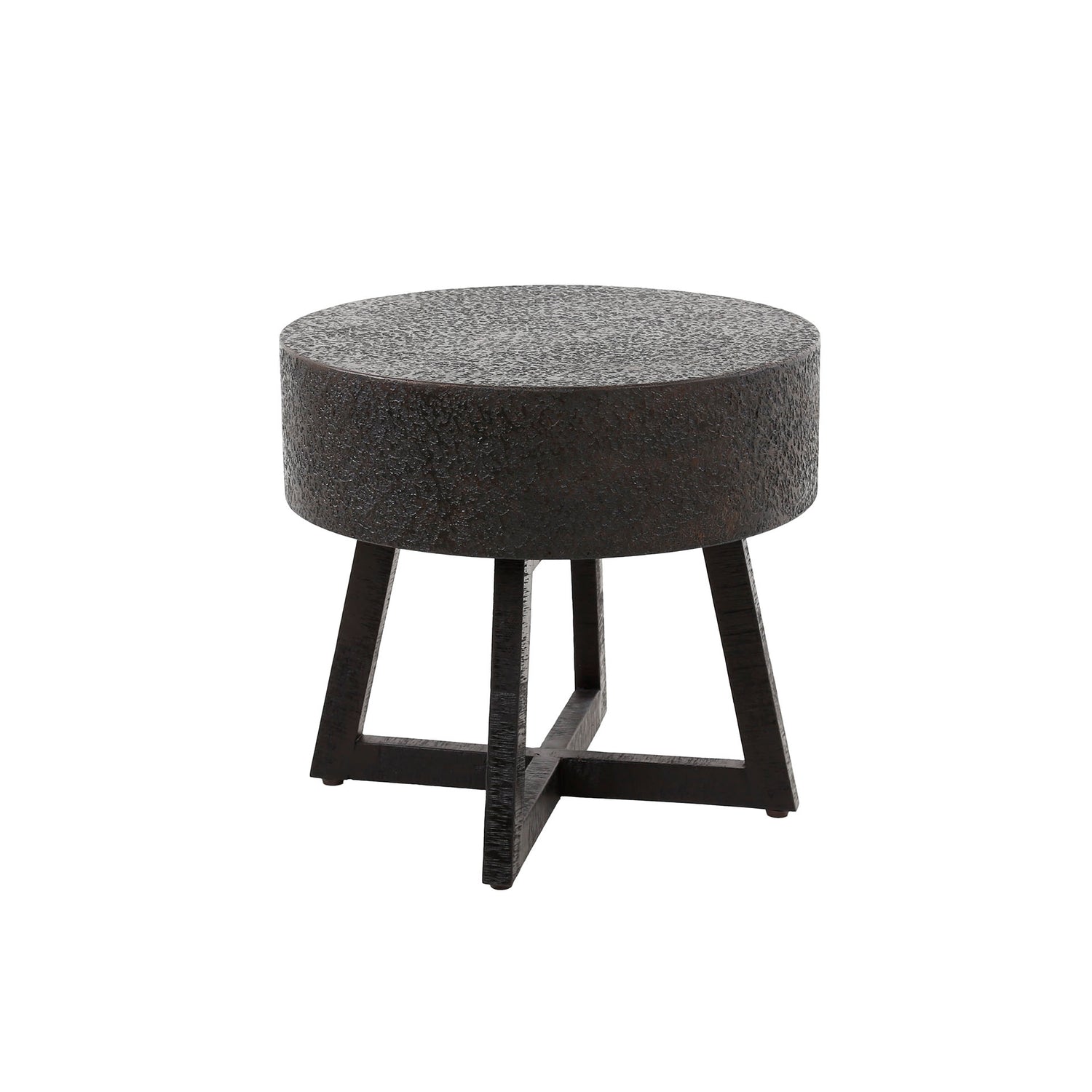 Salontafel D50 Bulky Ferro - 50x50x46 cm - Ferro Metallic