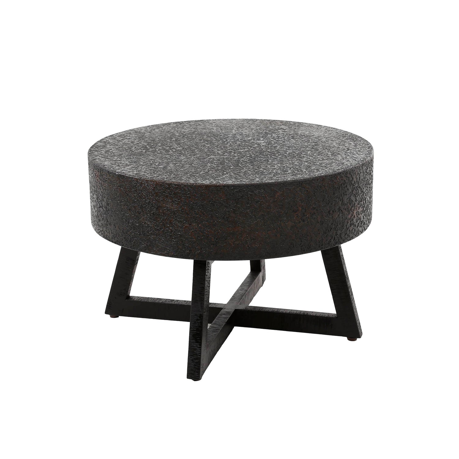 Salontafel Ø60 Low Bulky Ferro - 60x60x41 cm - Metallic - Ferro