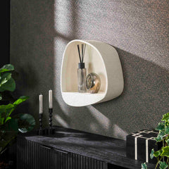 Wandschap Stone Breed - 44x21x49 cm - Marmer Composiet