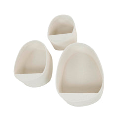 Wandschap Stone Druppel - Set van 3 - 41x21x55 cm - Marmer Composiet
