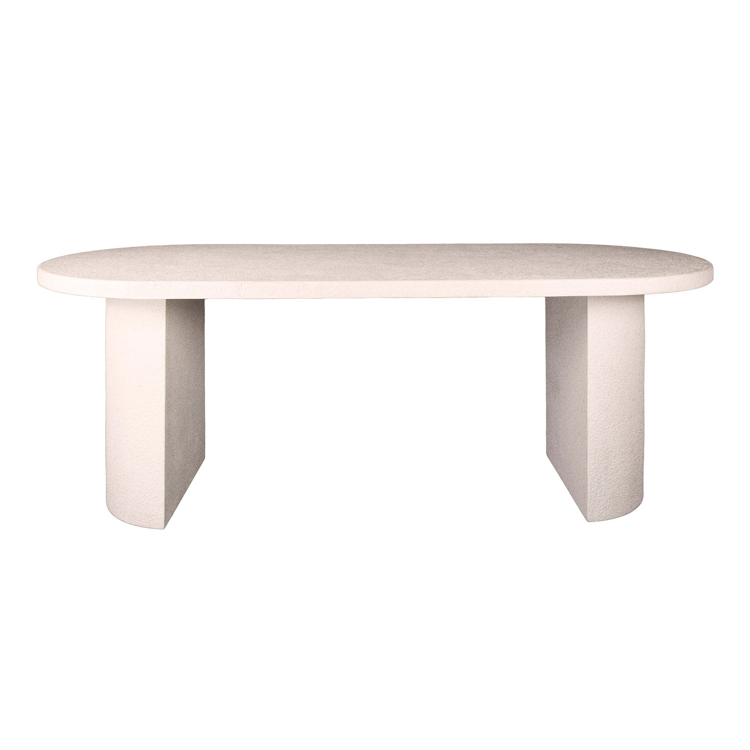 Eettafel Arch Stone - 215x90x77 cm - Marmer Composiet