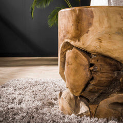 Bijzettafel Naturel Line - 30x30x40 cm - Teakhout