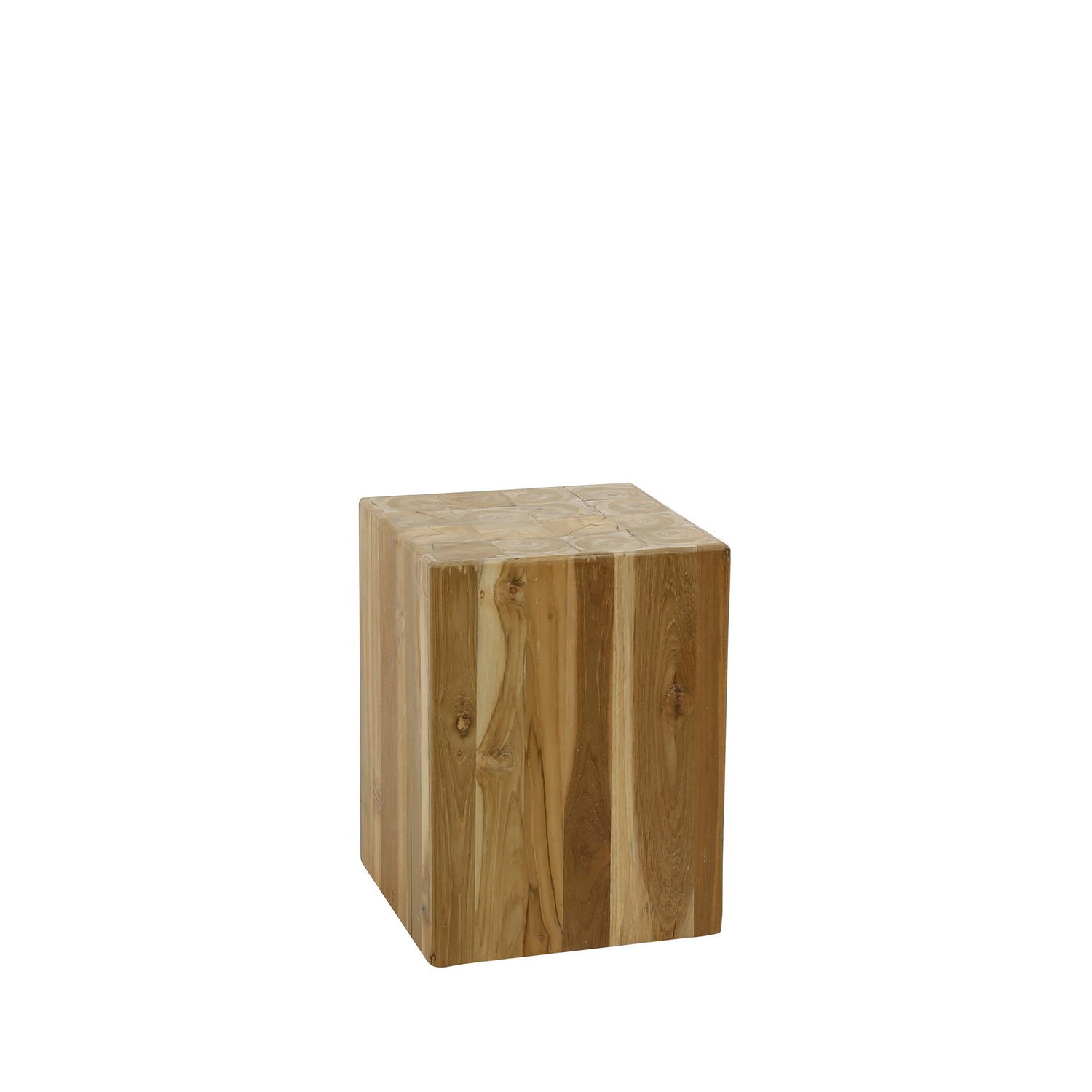 Bloemenzuil Bole 45 cm - 35x35x45 cm - Teakhout