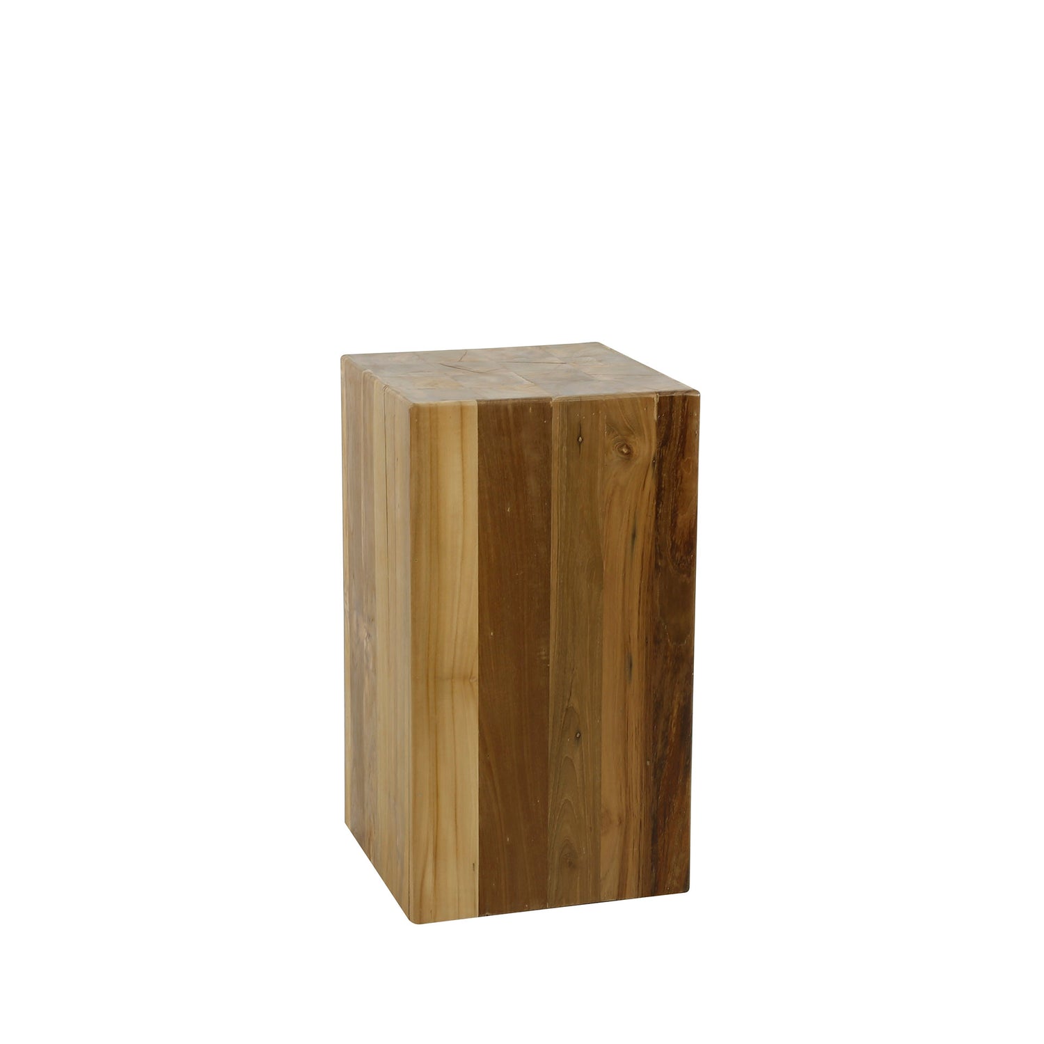 Bloemenzuil Bole - 35x35x65 cm - Teakhout