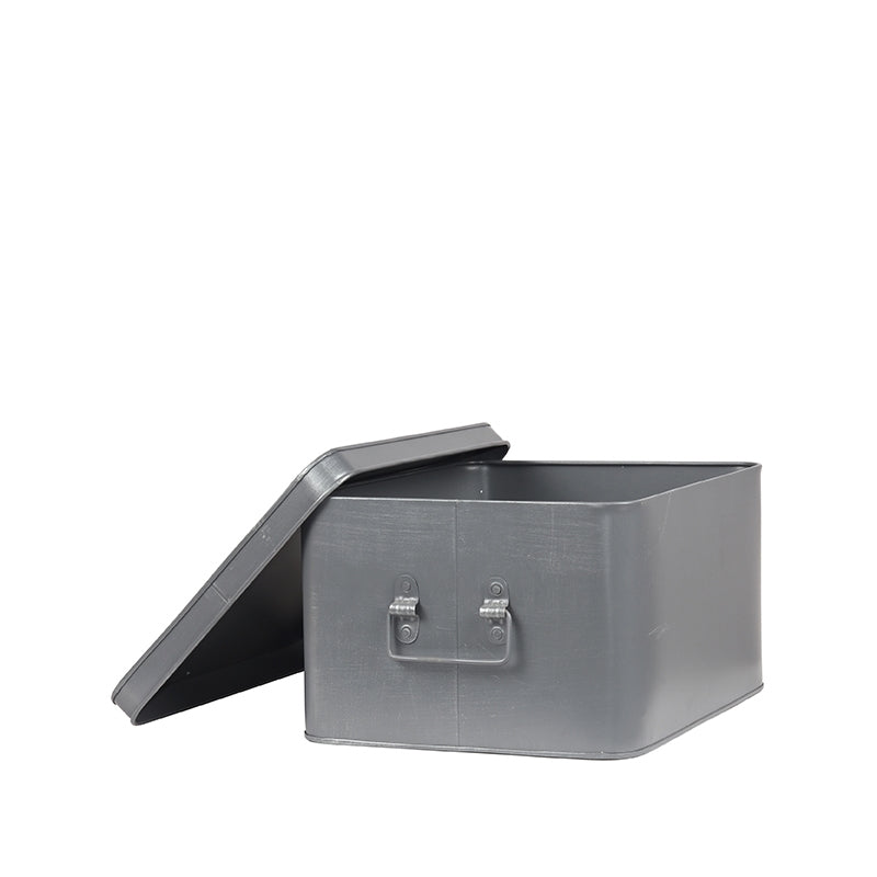 LABEL51 Media Storage Box - Grijs - Metaal - XL