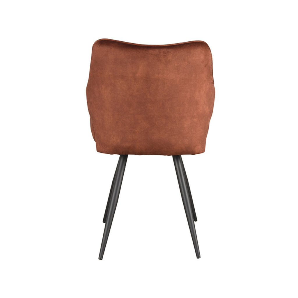 Eetkamerstoel Noud - Rust - Velours