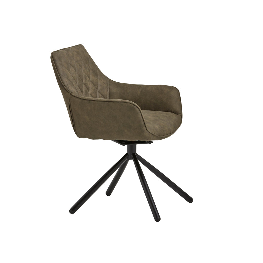 Rebel Spider eetkamerstoel - Cowboy - Olive 411 (Set van 2)